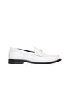 Luco Triomphe Polished Bull Loafers White - CELINE - BALAAN 1