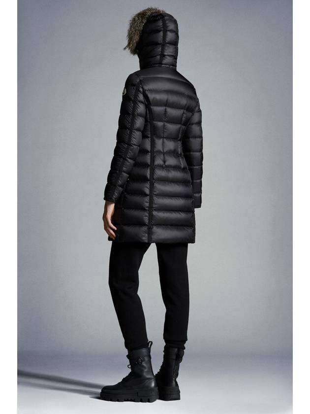 Hermifur Long Down Padding Black - MONCLER - BALAAN 3