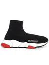 Mazinger Speedrunner Socks High Top Sneakers Red Black - BALENCIAGA - BALAAN 1