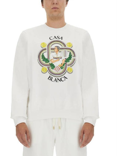 SWEATSHIRT WITH LOGO - CASABLANCA - BALAAN 1