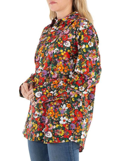 Christopher Kane Psych Floral Cotton Shirt, Size Small - CHRISTOPHER KANE - BALAAN 2