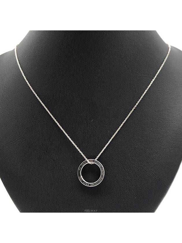 Tiffany 1837 Circle Silver Necklace L389828 - TIFFANY & CO. - BALAAN 2