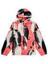 Penguins Hooded Fleece Jacket Pink - SUPREME - BALAAN 2