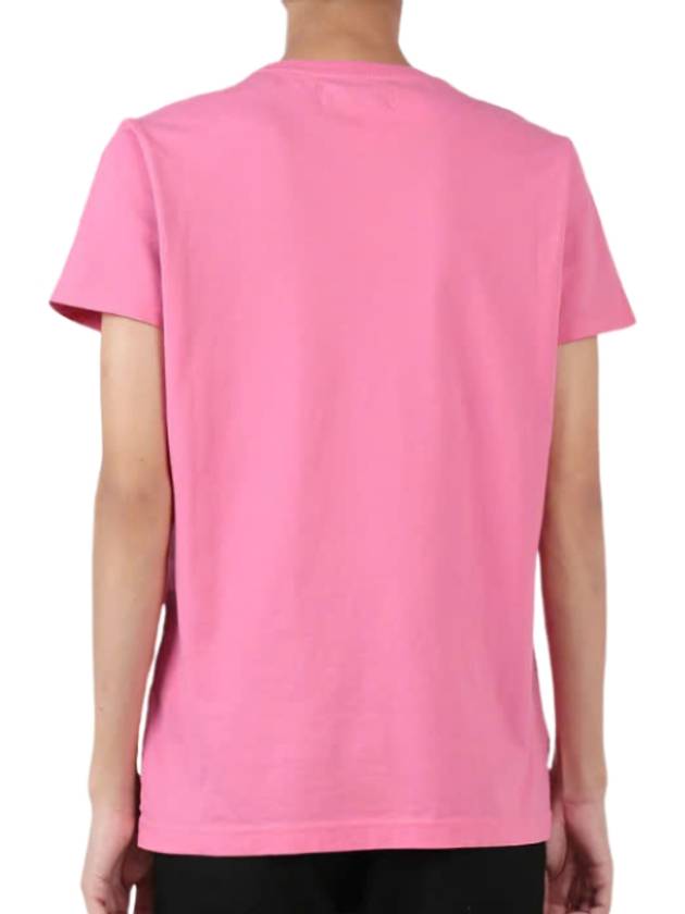 Embroided ORB Peru Short Sleeve T-Shirt Pink - VIVIENNE WESTWOOD - BALAAN 4