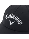 Women's Side Crest Structured Ball Cap Black - CALLAWAY GOLF - BALAAN 7