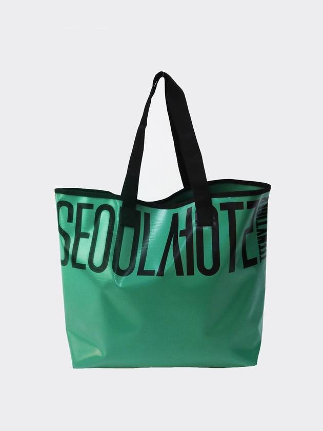 Seoul Tarpaulin Shoulder Bag Green - TEENYTIGER - BALAAN 1