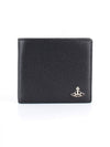 Men's Grain Leather Bicycle Wallet Black - VIVIENNE WESTWOOD - BALAAN.