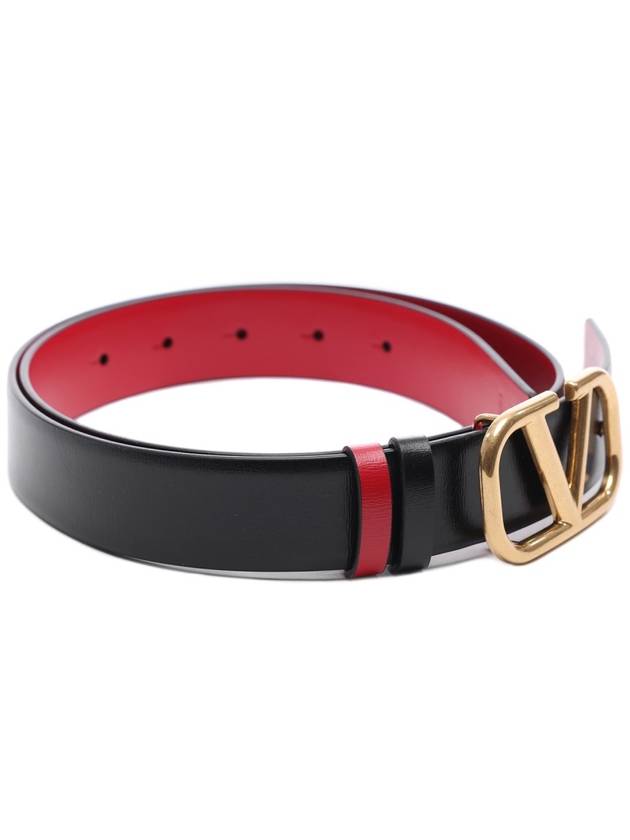 Garavani Regular Belt 39605780 5W2T0T15 ZFR 0SM Black - VALENTINO - BALAAN 5