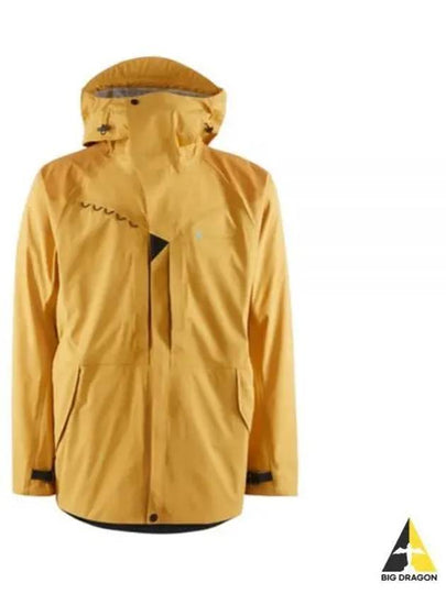 Skirner Waterproof Zip-Up Jacket Amber Gold - KLATTERMUSEN - BALAAN 2