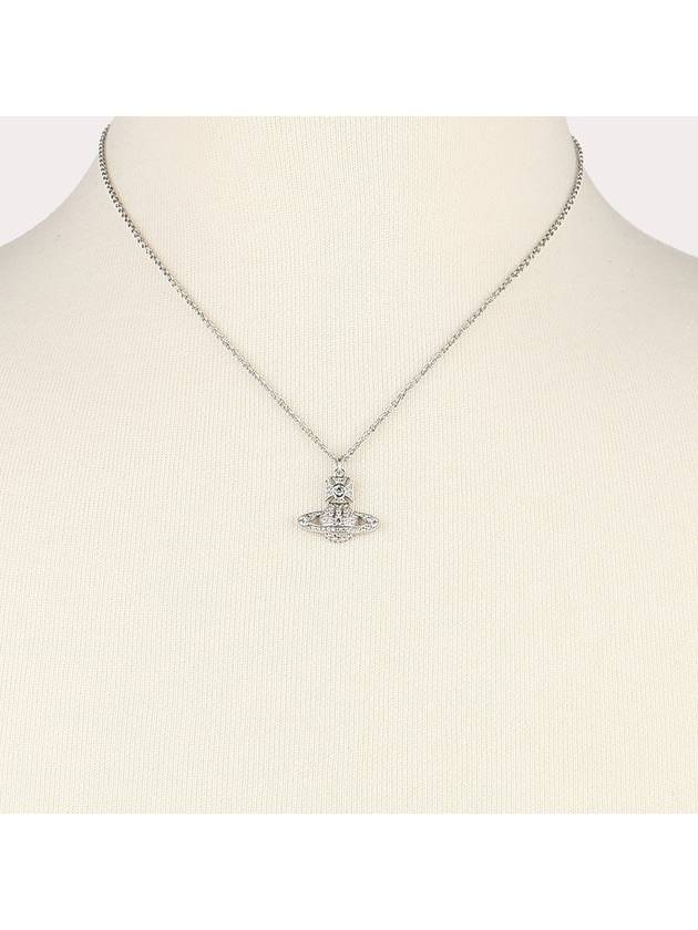 Carmella Bath Relief Pendant Necklace Platinum White - VIVIENNE WESTWOOD - BALAAN 5