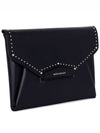 Antigona stud clutch bag BB05227681 001 black - GIVENCHY - BALAAN 2