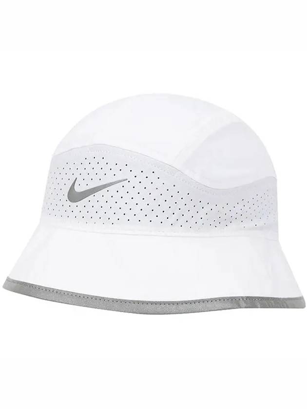 Dri-Fit Perforated Bucket Hat White - NIKE - BALAAN 3