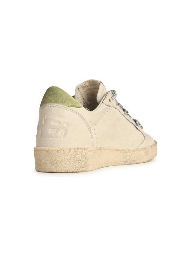 Golden Goose 'Ball Star' White Leather Sneakers - GOLDEN GOOSE - BALAAN 3