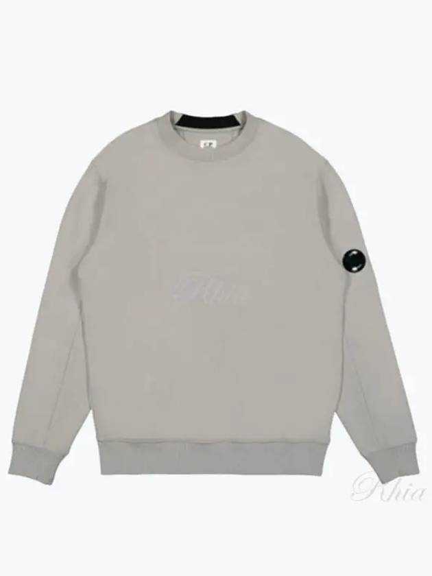 Diagonal Raised Fleece Sweatshirt Grey - CP COMPANY - BALAAN 2