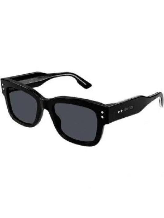 Eyewear Logo Square Acetate Sunglasses Black - GUCCI - BALAAN 2