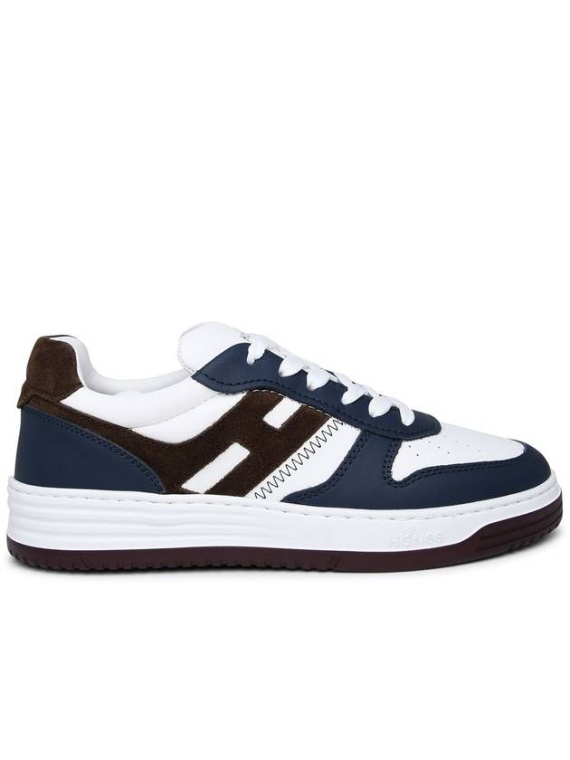 H630 leather low-top sneakers white blue - HOGAN - BALAAN 2