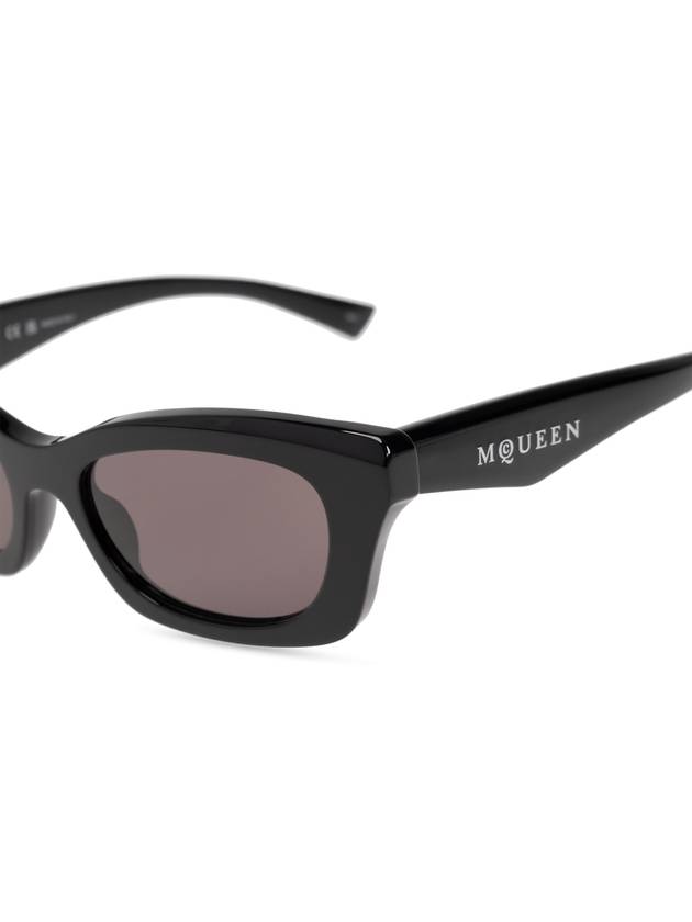 Eyewear Geometric Acetate Sunglasses Black - ALEXANDER MCQUEEN - BALAAN 5