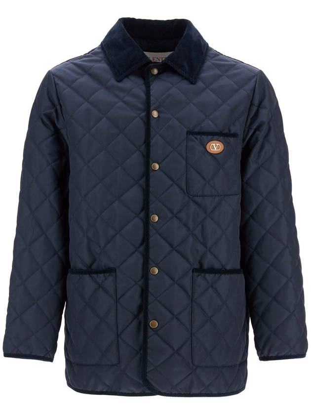 quilted jacket with vlogo - VALENTINO - BALAAN 1