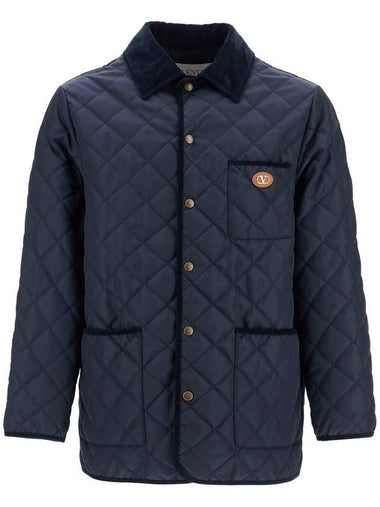 quilted jacket with vlogo - VALENTINO - BALAAN 1