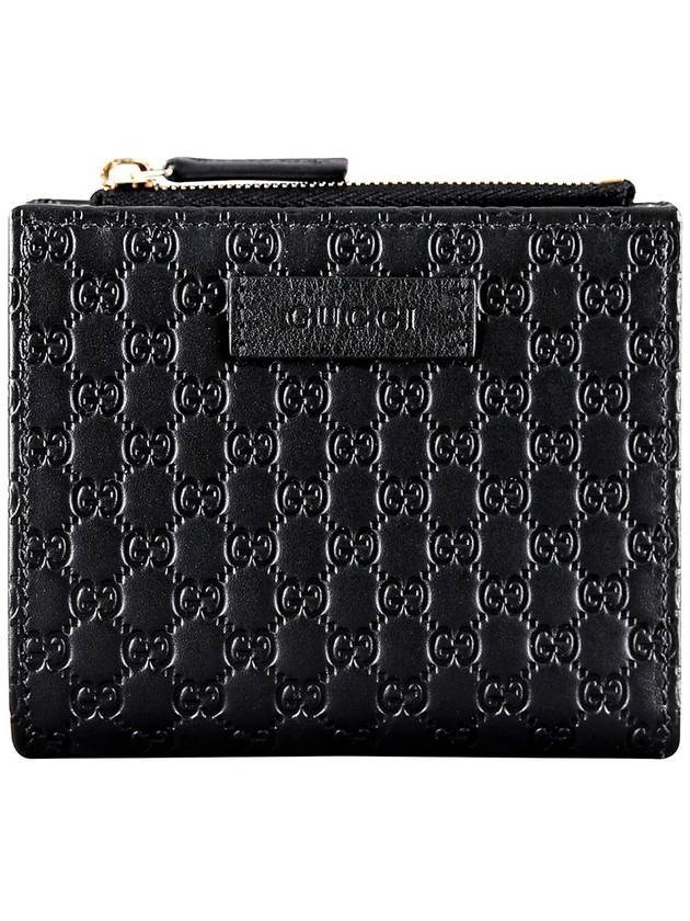 Zipper Microshima Half Wallet Black - GUCCI - BALAAN 1