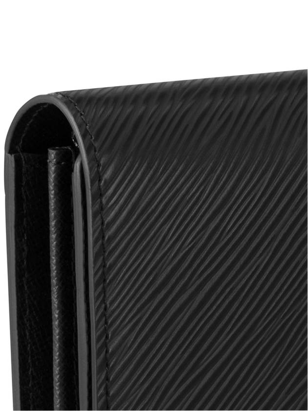 Epi Grain Twist Long Wallet Black Gold - LOUIS VUITTON - BALAAN 5