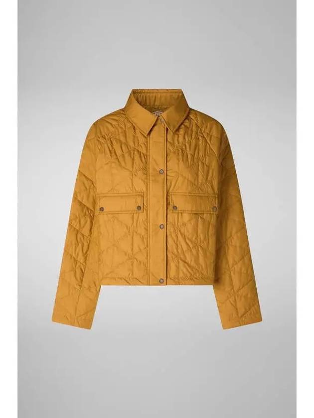 MAGGIE collar quilted jacket camel - SAVE THE DUCK - BALAAN 1