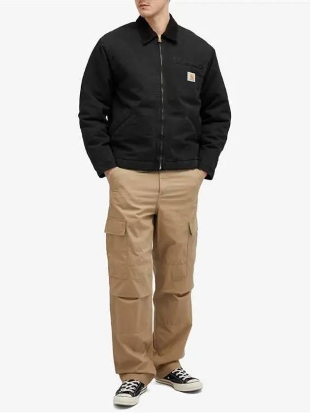 Carhartt WIP Organic Dearborn Canvas OG Detroit Jacket Black I027358 00E 3K - CARHARTT WIP - BALAAN 5