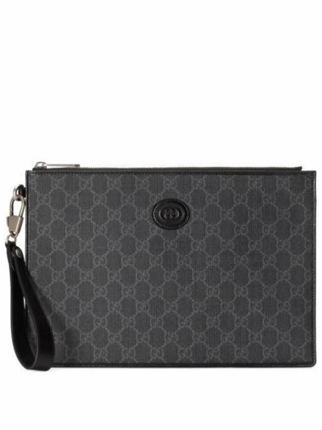 Interlocking G Clutch Bag Black - GUCCI - BALAAN 2