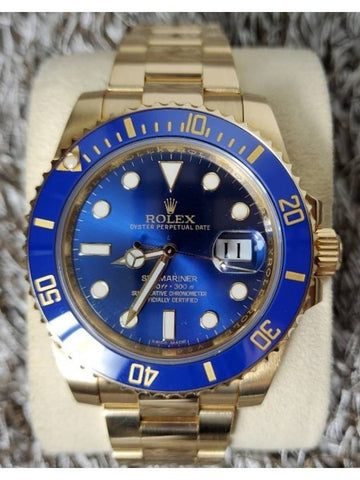 Rolex Submariner Gold Clearing Edition 116618LB 17 Years - ROLEX - BALAAN 1