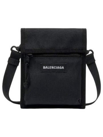 Small Logo Patch Explorer Crossbag Black - BALENCIAGA - BALAAN 1