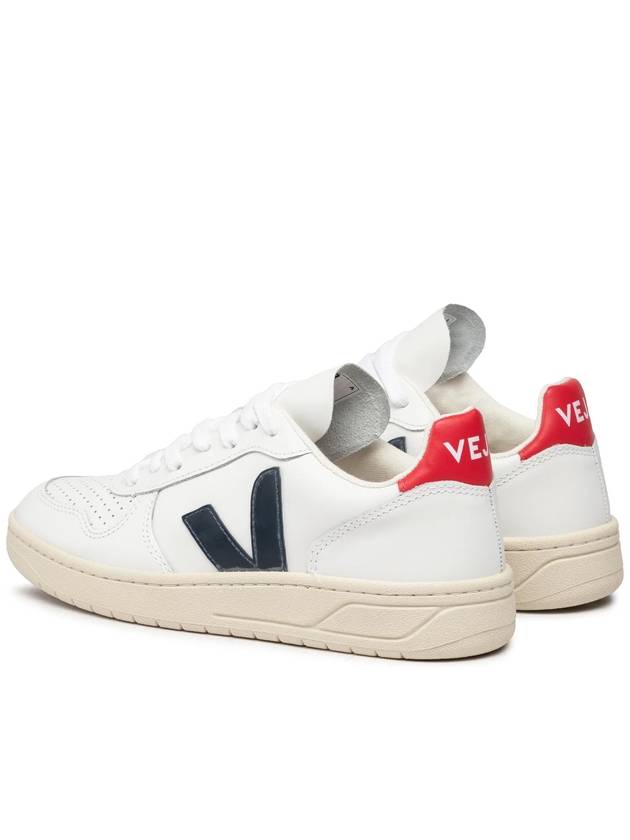 V-10 Leather Sneakers - VEJA - BALAAN 3