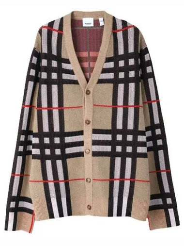 Cardigan checked technical cotton - BURBERRY - BALAAN 1