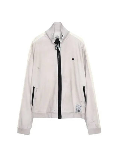 Logo Label Zip-up Jacket White - MIHARA YASUHIRO - BALAAN 1