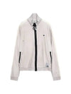 Logo Label Zip-up Jacket White - MIHARA YASUHIRO - BALAAN 1