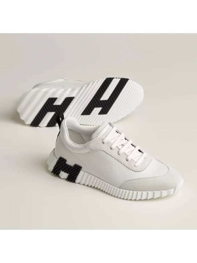 Bouncing Low Top Sneakers White - HERMES - BALAAN 2