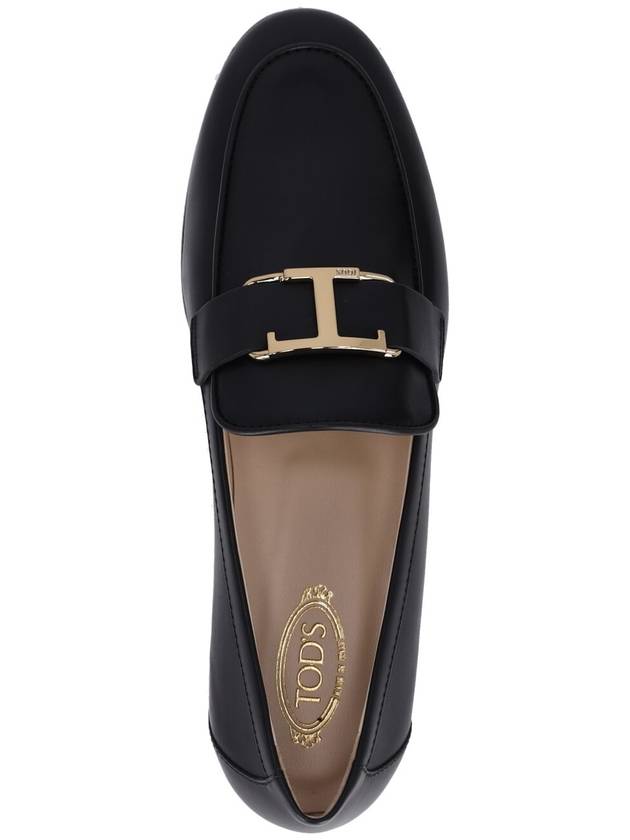 Tods T Timeless Leather Loafers Black - TOD'S - BALAAN 6