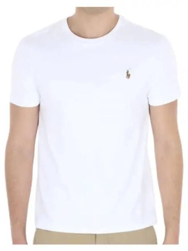 Embroidered Logo Pony Short Sleeve T-Shirt White - POLO RALPH LAUREN - BALAAN 2