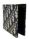 Compact Wallet Beige & Black  Oblique Jacquard - DIOR - BALAAN 3