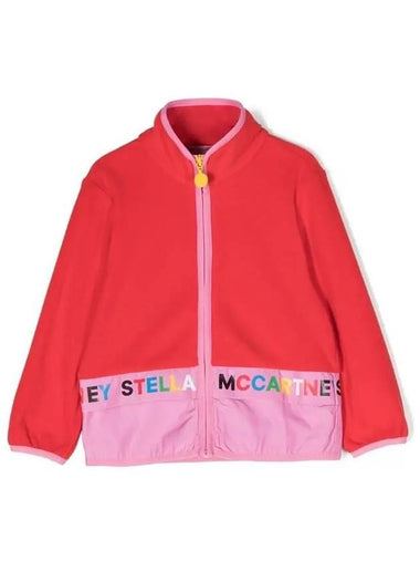 Stella Kids Logo Fleece Red - STELLA MCCARTNEY - BALAAN 1