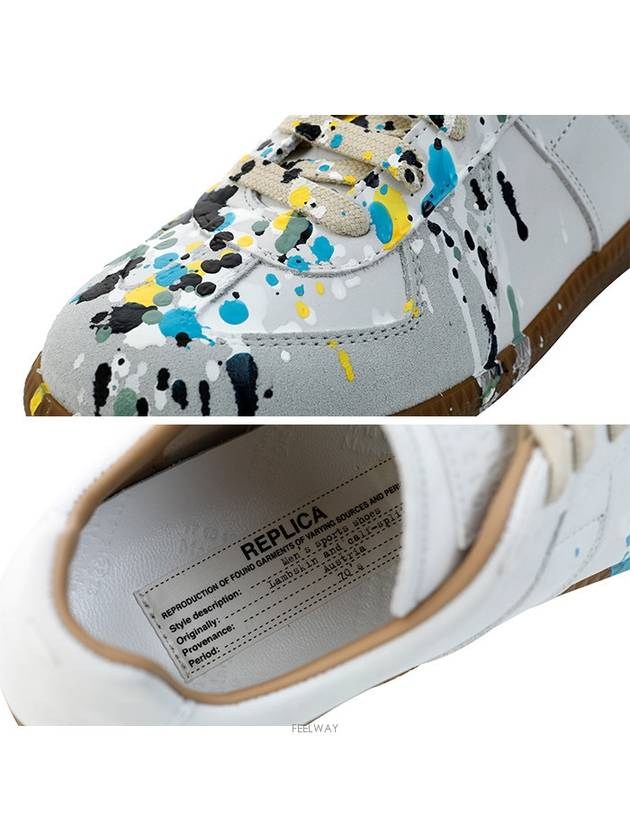 Replica Paint Drop Low Top Sneakers White - MAISON MARGIELA - BALAAN 7