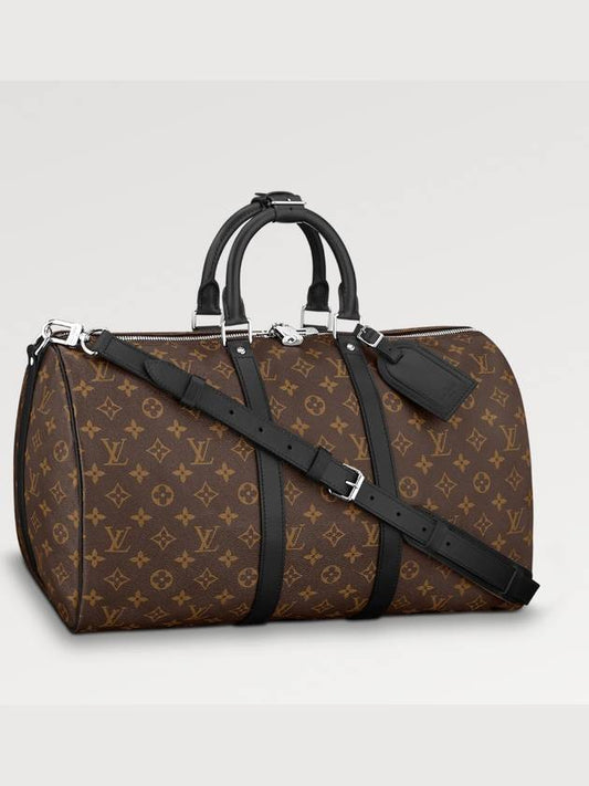 Keepall Bandouliere 45 Monogram Macassar Duffel Bag Brown - LOUIS VUITTON - BALAAN 2