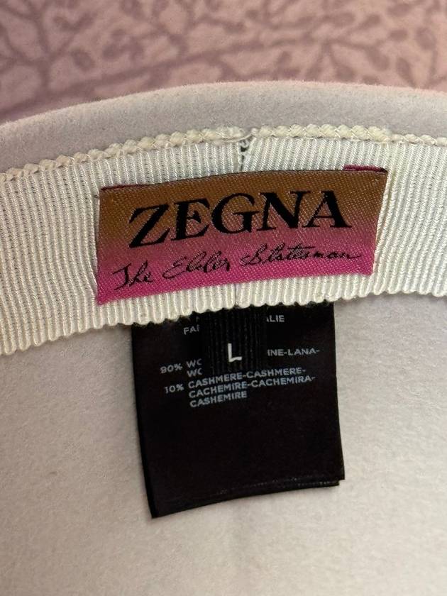 Zegna Wool Cashmere Baseball Cap L - ERMENEGILDO ZEGNA - BALAAN 6