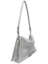 Buckle strap shoulder bag silver embroidery Buckle strap shoulder bag Silver - NOSCENT - BALAAN 3