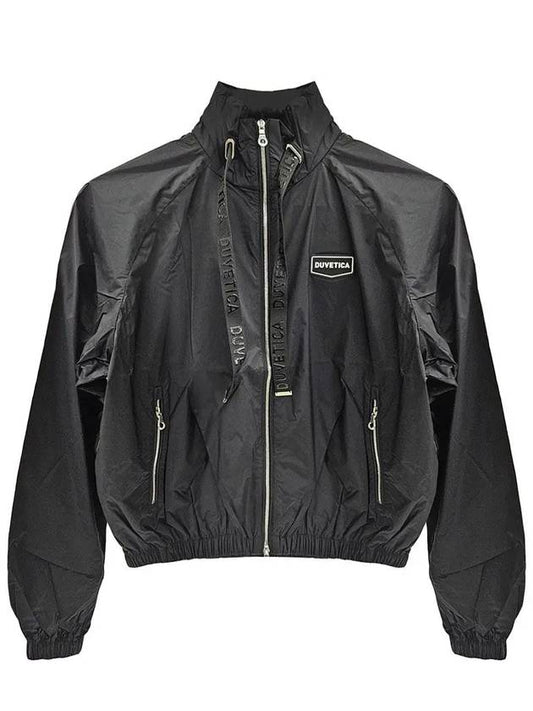 ANNONE High neck windbreaker jacket black VDWJ10633K0001 BKS - DUVETICA - BALAAN 1