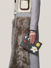 Anya Hindmarch glitter sticker clutch bag 960694 030 CHARCOAL AHB014 - ANYA HINDMARCH - BALAAN 5