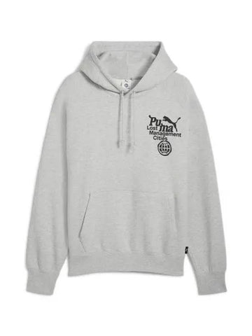 Logo Hoodie Grey - PUMA - BALAAN 1