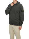 Compass Badge Cotton Hoodie Dark Grey - STONE ISLAND - BALAAN 5