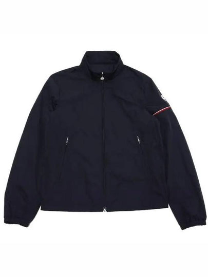 Ruinette Logo Patch Nylon Zip Up Jacket Navy - MONCLER - BALAAN 2