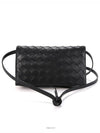 Intrecciato Mini Cross Bag Black - BOTTEGA VENETA - BALAAN 4