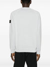 Garment Dyed Malfile Crewneck Sweatshirt Sky Blue - STONE ISLAND - BALAAN 3